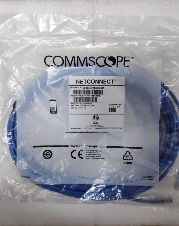 Ats Comscope Jual AMP Comscope Patch Cord Cat 6 - 10 Meter - Jakarta Pusat ...