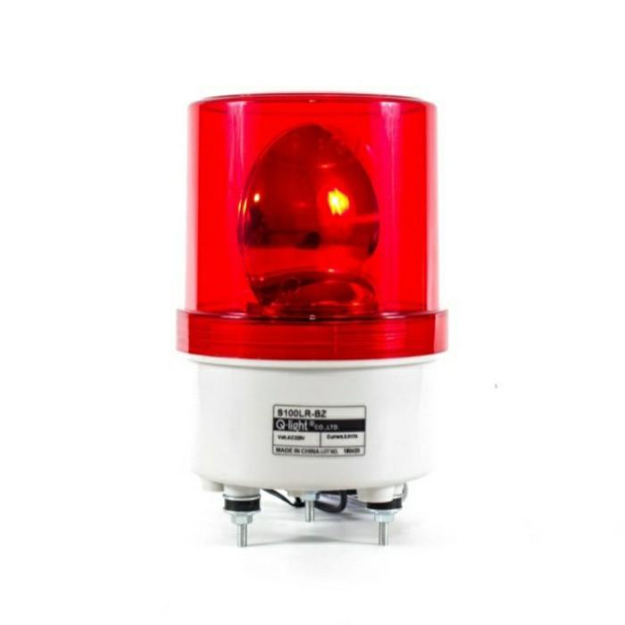 Gambar Warning Light Led With Buzzer Revolving S100LR-BZ-220V RED / AMBER - Merah dari ElmiraOshop undefined Tokopedia