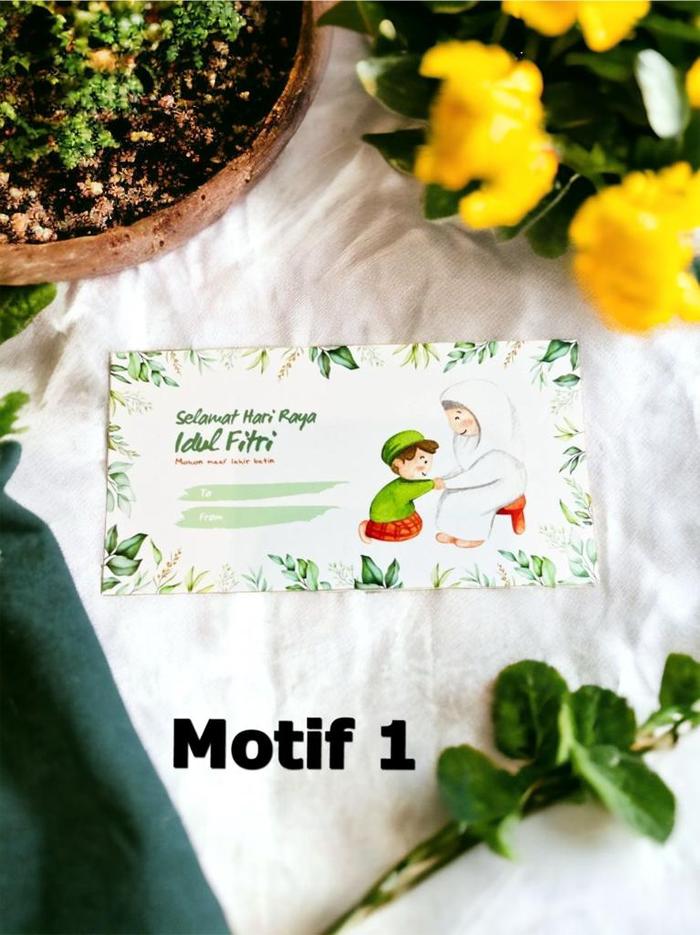 Gambar gift card idul fitri 01 - kartu ucapan lebaran Idul Fitri - 12 pcs - MOTIF 1 dari Sweety Pantry undefined Tokopedia