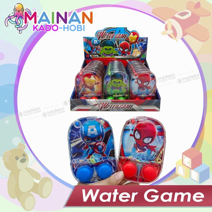 Gambar WATER GAME TOYS MAINAN SENSORIK ANAK LAKI GAMEBOY KARAKTER SPIDERMAN - 1 PCS BABY AVGR dari Mainan Kado Hobi undefined Tokopedia