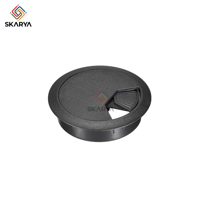 Gambar Grommet Cable Meja Tutup Lubang Kabel Bulat Plastik (Baru) - Hitam dari SKARYA ID undefined Tokopedia