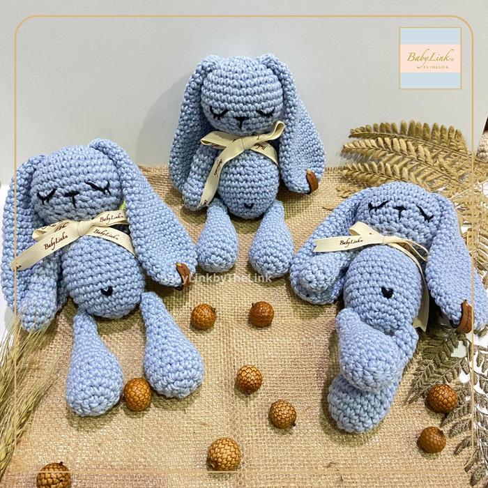 Gambar BABYLINK CROCHET DOLL, BONEKA RAJUT, RABBIT SERIES, PREMIUM, HANDMADE - Misty dari BabyLink by TheLink undefined Tokopedia