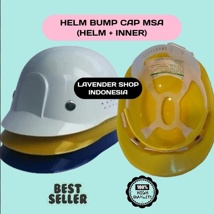 Gambar Helm Bump Cap / Helm Bump Cap MSA / Helm Safety MSA / Helm Proyek MSA - Kuning dari Lavender Shop Indonesia undefined Tokopedia