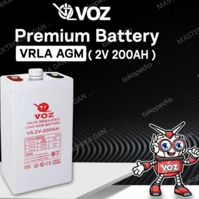 Gambar aki accu Battery Baterai batre 200ah 200 ah 2volt 2 volt 2v dari MASTER ELEKTRONIKA DAN ARDUINO undefined Tokopedia