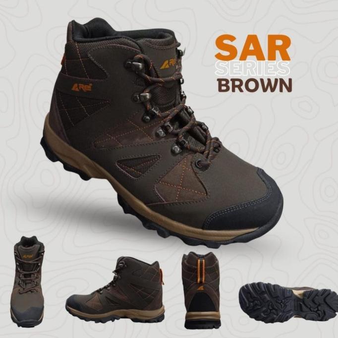 Gambar Sepatu Gunung Pria Wanita Arei Outdoor Gear Camping Hiking No Box - Sar Brown, 40 dari murni_store1 undefined Tokopedia