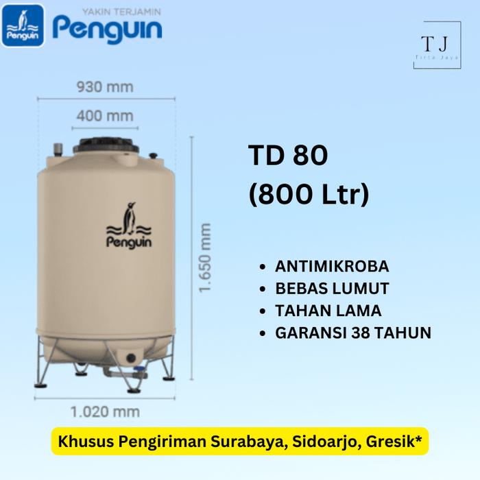 Gambar PENGUIN TANDON AIR TD 80 800 Liter Tandon Kuras Toren Air Tangki Air dari Tirta Jaya Surabaya undefined Tokopedia