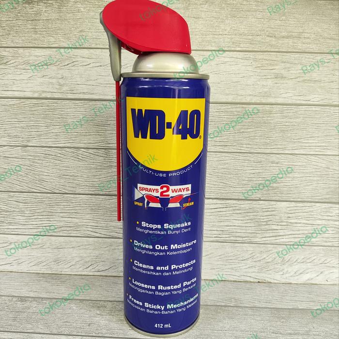 Gambar Wd40 412ml WD-40 412ml WD40 412 ml WD40 412ml Anti karat Original - SMART STRAW dari Rays Teknik_NEW undefined Tokopedia