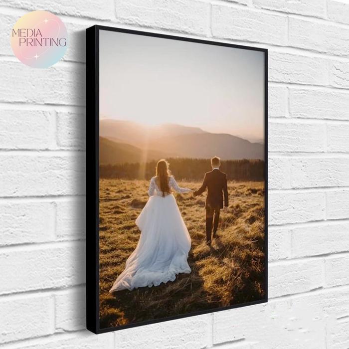 Gambar CETAK FOTO BINGKAI FIBER PREMIUM - FRAME FOTO BLOCK - Bingkai Hitam dari MediaPrinting undefined Tokopedia