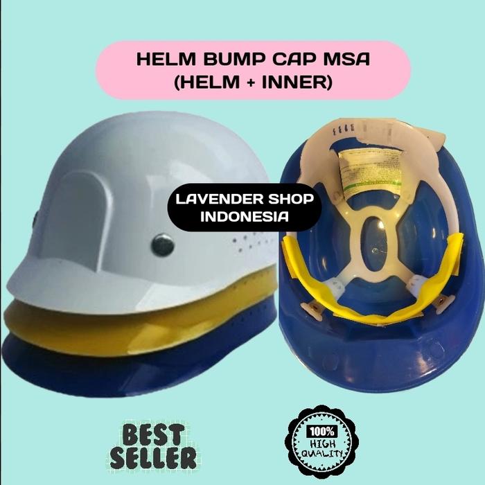 Gambar Helm Bump Cap / Helm Bump Cap MSA / Helm Safety MSA / Helm Proyek MSA - Biru dari Lavender Shop Indonesia undefined Tokopedia