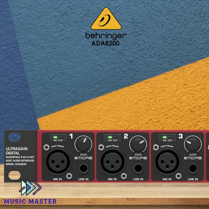 Behringer ADA8200 - 8 Input/8 Output With MIDAS Mic Preamps Adat