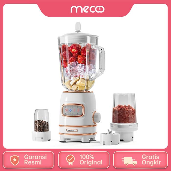 Gambar Mecoo Most Aesthetic 4 in 1 Ice Crusher Blender Juicer 300 Low Watt BP - BLEND WHTE-1401 dari Hscanderson undefined Tokopedia