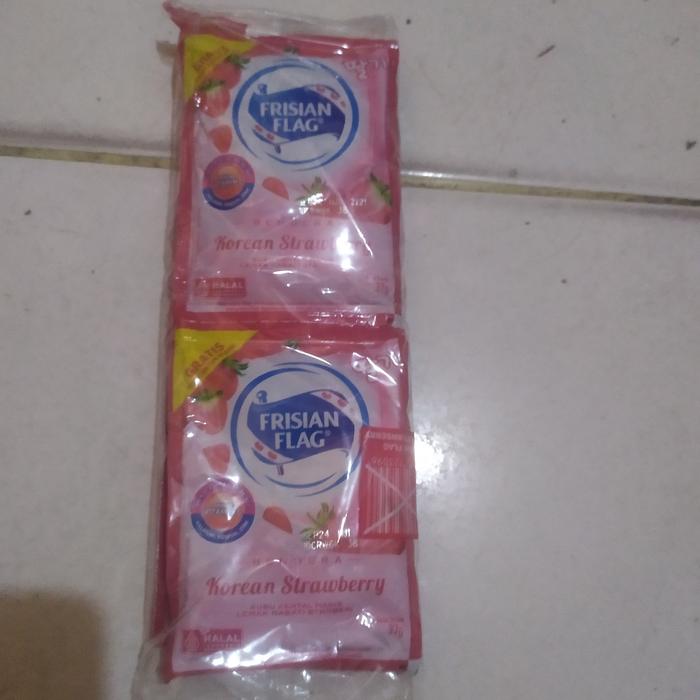 Gambar Frisian Flag Korean stroberi serenteng isi 6sachet dari TOKO OBAT OCES undefined Tokopedia
