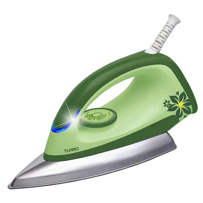 Gambar TURBO Setrika Kering EHL3018 Lampu LED Anti Lengket Dry Iron - Orange dari Gunung Batu Elektronik undefined Tokopedia
