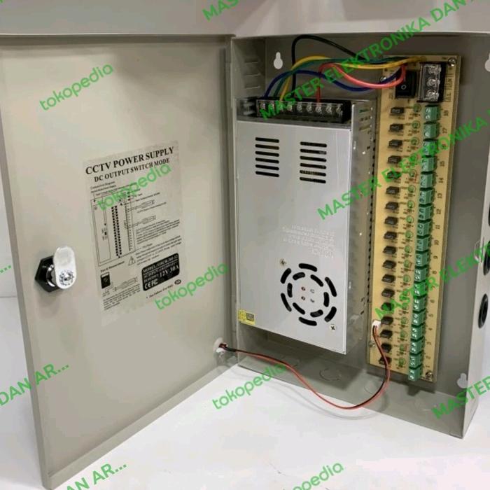 Gambar power supply suply psu cctv 12v 30a 12volt 30ampere + box panel dari MASTER ELEKTRONIKA DAN ARDUINO undefined Tokopedia