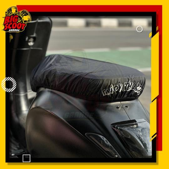 Gambar BIG Cover Seat Vespa Matic - Hitam dari Bigscootgarage undefined Tokopedia