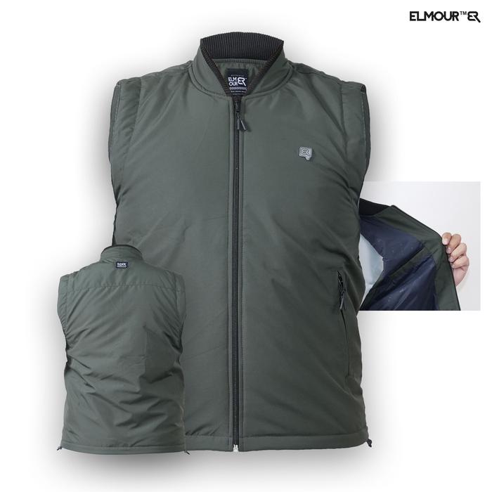 Gambar Jaket Rompi Motor Pria Elmour Vest Tahan Angin Vestfit Series - IjoArmy, XL dari Elmour Original Shop undefined Tokopedia