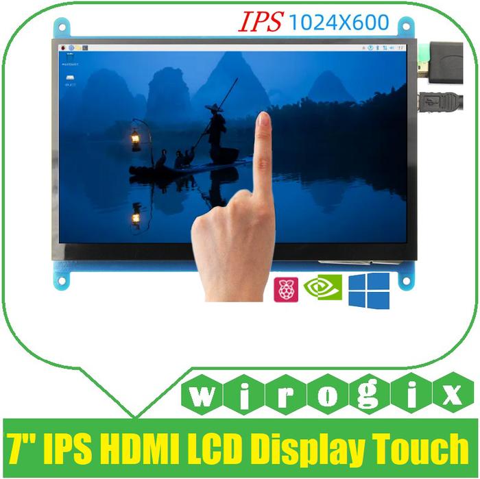Gambar Raspberry Pi 7 inch HDMI Display Touch - A dari wirogix undefined Tokopedia