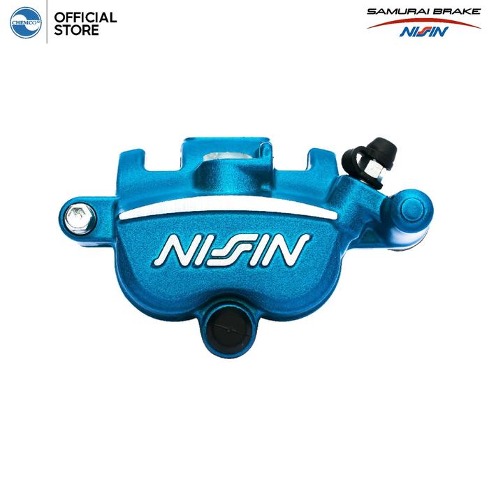 Gambar Kaliper Depan NISSIN SAMURAI Beat - Scoopy - Vario - Spacy Disc 220mm - Biru dari TT Variasi undefined Tokopedia
