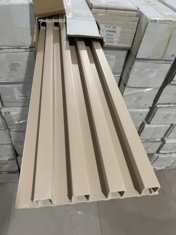 Gambar WPC Wood Wall Panel PVC Wallpanel Dekorasi pengganti Stiker Dinding - WPK 11 dari ESTETICA INTERIOR DEKORASI undefined Tokopedia