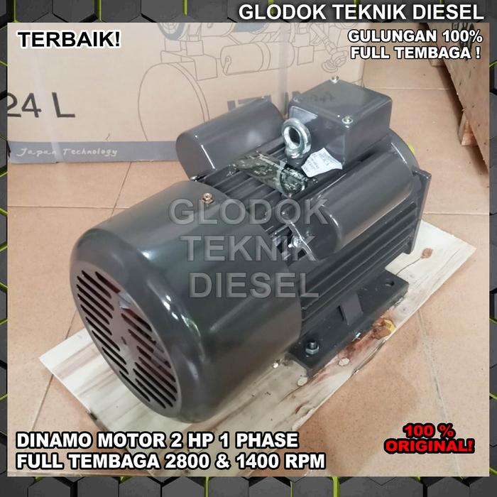 Gambar Kompresor Angin 2 HP 100 Liter Starke Air Compressor 2HP SAC 3065 ORI - +Motor 3 hp 3ph dari Glodok Diesel undefined 4 Tokopedia