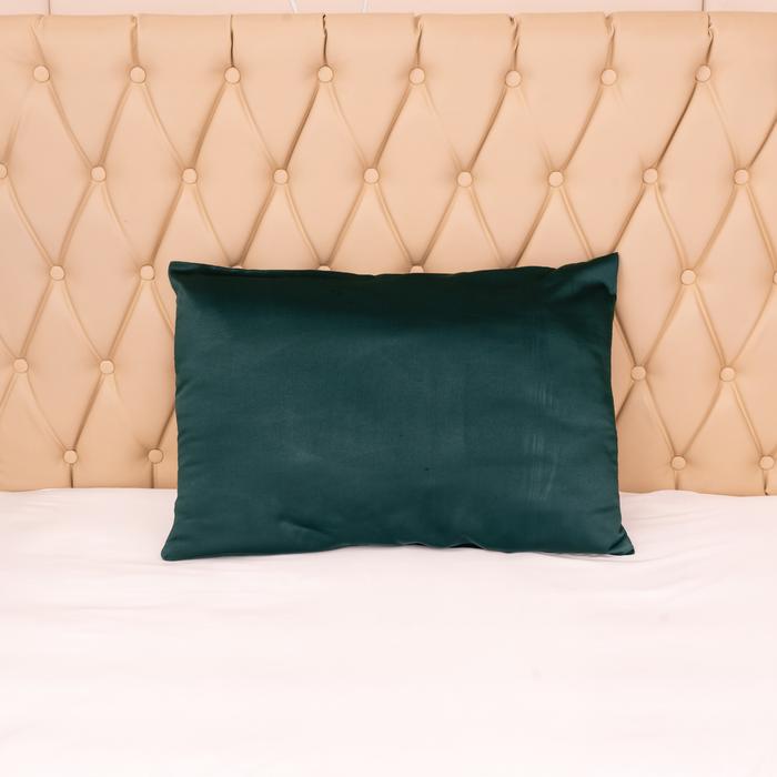 Gambar Sarung Bantal PREMIUM Satin Silk (Queen Size) - EMERALD GREEN dari terlibeauty undefined Tokopedia