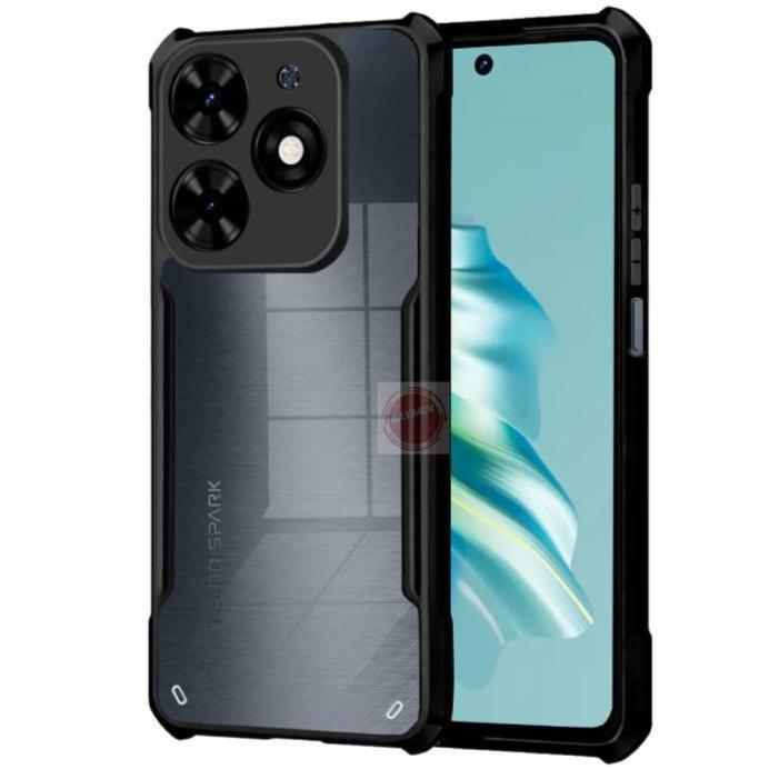 Gambar Case Tecno Spark 20 NFC Terbaru Armor Transparan Shockproof Silikon - CASE dari jhons.store undefined Tokopedia