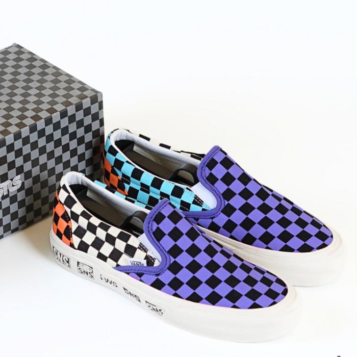 Import Sepatu Vans Vault Og Slip On X Sns Electric Purple Bnib Limited