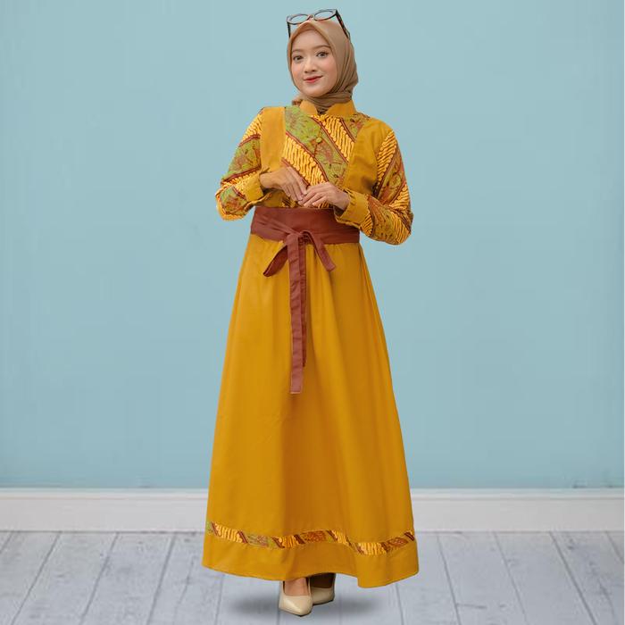 Gambar GAMIS KHAIRA NUSANTARA - GOLD, XXL dari TOKO GAMIS KHAIRA undefined Tokopedia