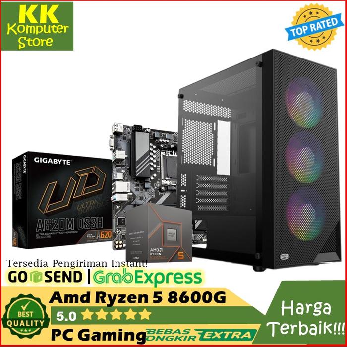 Jual Pc Rakitan Gaming AMD Ryzen 8600G Ram 16Gb ddr5 Ssd