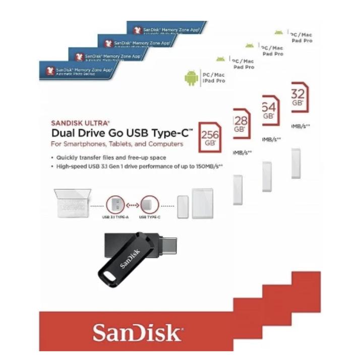 Gambar SANDISK USB Flashdisk Flashdrive OTG Type C 64GB / 128GB - OTG Type-C 32GB dari Bima Accessories undefined Tokopedia
