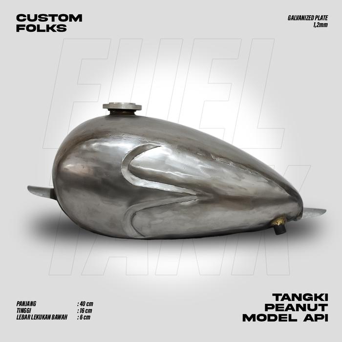 Gambar Tangki Peanut Chopper Custom - Api, Painting + Kran dari Custom Folks undefined Tokopedia