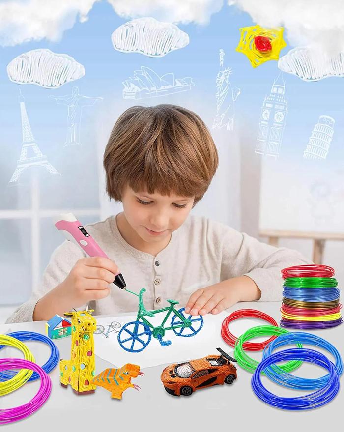 Gambar HOT! Professional Printing 3D Pen Set 100 Meter ABS PLA Filament 3 d dari Niepce Part undefined Tokopedia
