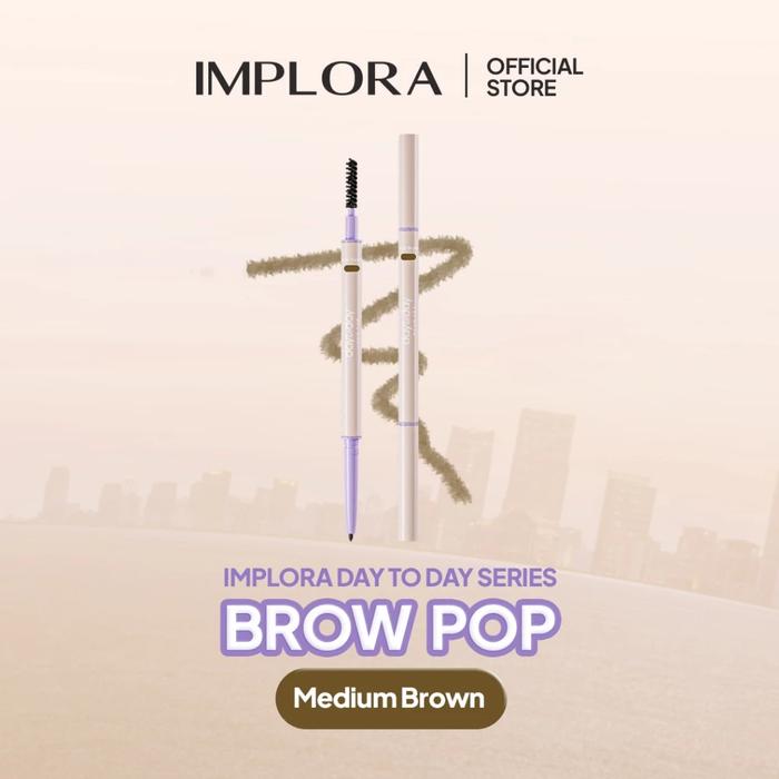 Gambar Implora Day To Day Brow Pop - Medium Brown dari Mahdaly House of Beauty undefined Tokopedia