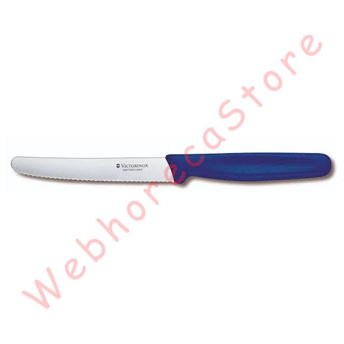 Gambar Victorinox Tomato Sausage Knife Wavy 10cm/ Pisau Tomat Sosis Gerigi - Hitam dari Webhorecastore undefined 3 Tokopedia