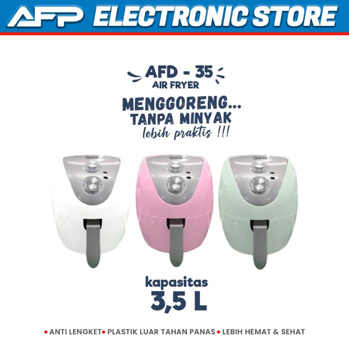 Gambar Air Fryer Denpoo Masak Sehat Tanpa Minyak AFD35 - Hijau dari AFP ONLINE undefined Tokopedia