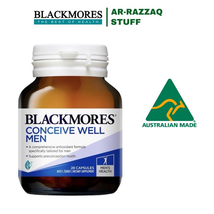Gambar Blackmores Conceive Well Men Isi 28 Capsules Original Australia dari Ar-Razzaq Stuff undefined Tokopedia