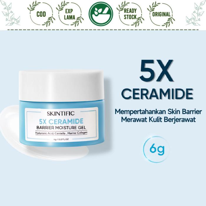 Promo TRAVEL SIZE SKINTIFIC 5X CERAMIDE BARRIER MOISTURE GEL 6GR