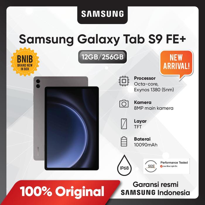 Gambar Samsung Tab S9 FE Plus - Hitam dari Samsung Store BEC 1 LT.UG undefined Tokopedia