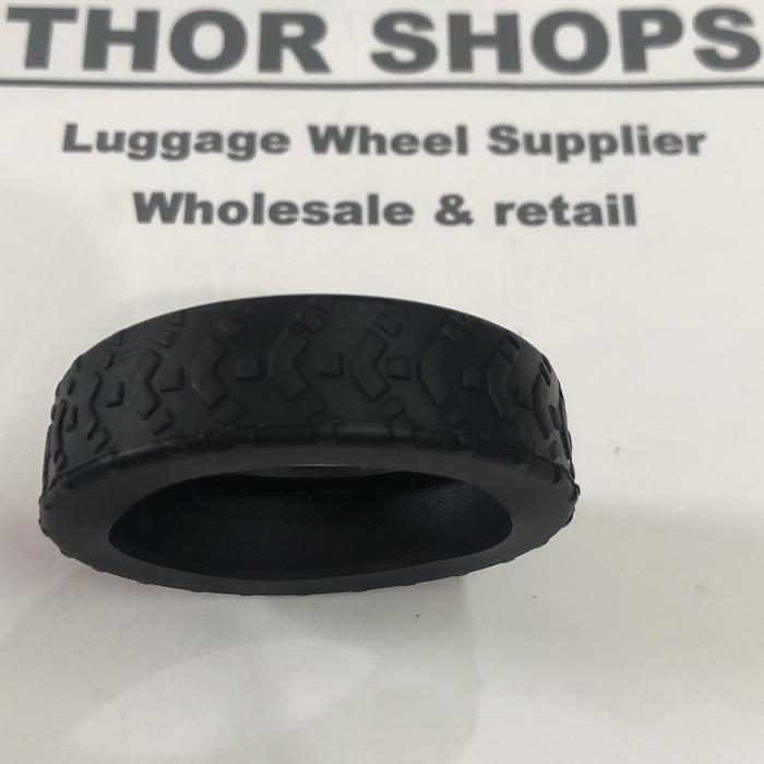 Gambar 1 pc silicone wheel protector karet pelindung roda koper - Hitam dari Thor Shops undefined Tokopedia