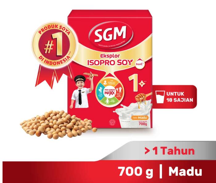 Gambar SGM Soya 1+ Eksplor Pro-Gressmaxx Formula Pertumbuhan 700G - Madu dari Y OL shop undefined Tokopedia