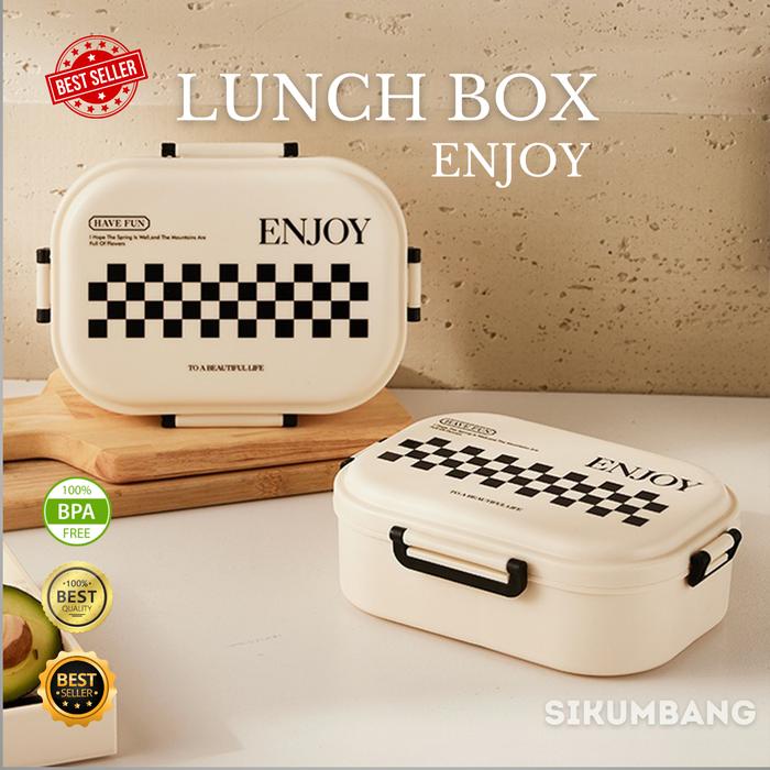 Gambar Kotak Makan Model Catur Lunch Box Anti Tumpah BPA Free dari RF GROSIER undefined Tokopedia