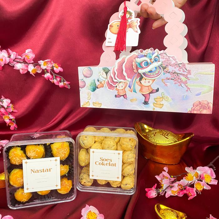 Gambar CNY HAMPERS / HAMPERS IMLEK / CHINESE NEW YEAR PARCEL / KUE KERING - LUNAR 3 dari callan fleur undefined Tokopedia