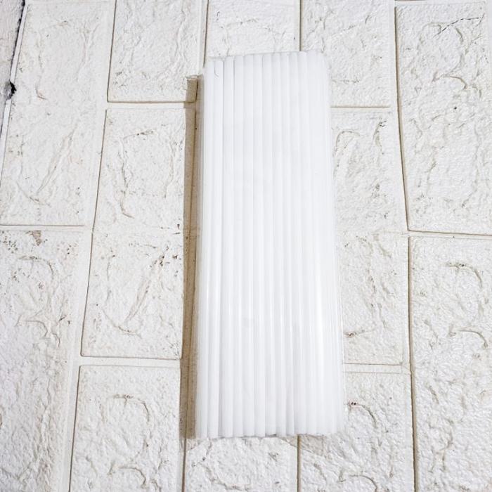 Gambar Sedotan Plastik warna warni - drinking straw - DIY-prakarya - per pack - putih 50pcs dari Dante Express undefined Tokopedia