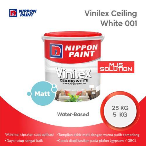 Gambar VINILEX CEILING WHITE GALON 5 KG CAT PLAFON & GYPSUM NIPPON PAINT dari MJS SOLUTION undefined Tokopedia