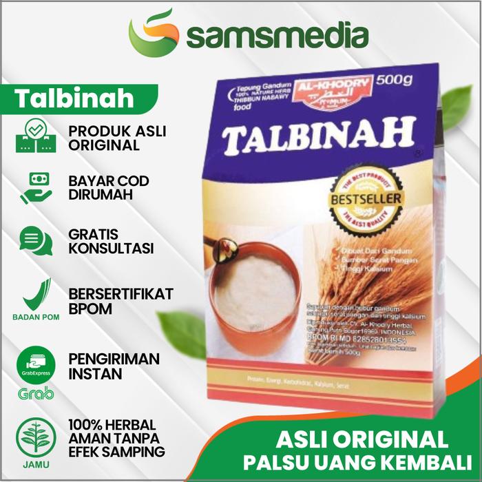 Gambar Tepung Talbinah Asli Tepung Gandum Murni Untuk Makanan Sehat Lambung dari SAMS MEDIA.ID undefined Tokopedia