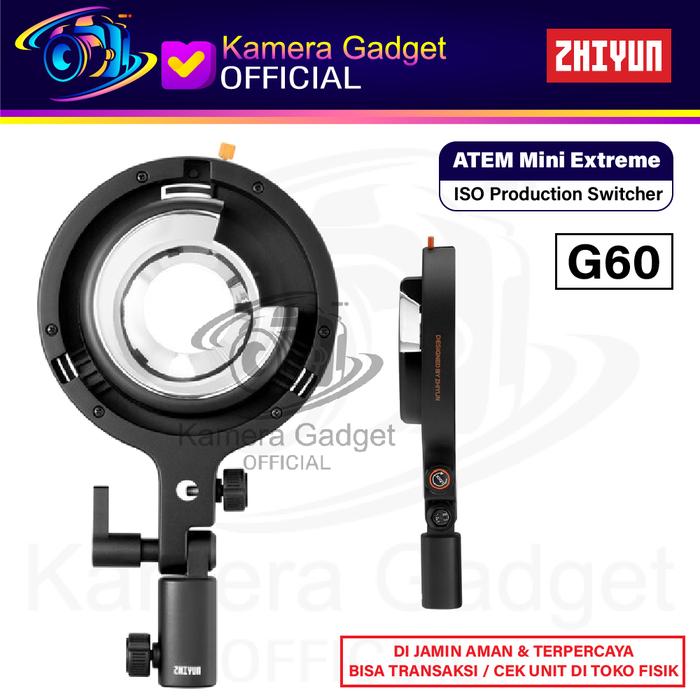 Gambar ZHIYUN Bowens Mount Adapter A/B with ZY Mount for Molus G60/X100 Light - FOR G60 dari Kamera Gadget Official undefined Tokopedia