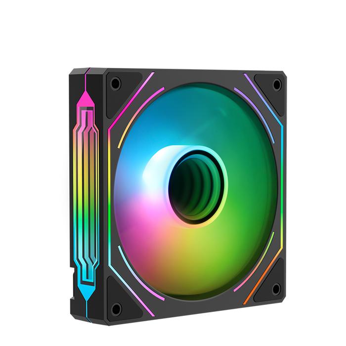 3 Ventole PC ARGB 120mm PWM | Effetto Specchio Infinito | 1800 RPM | Silenziose | Compatibili Con Schede Madri - Foto 11