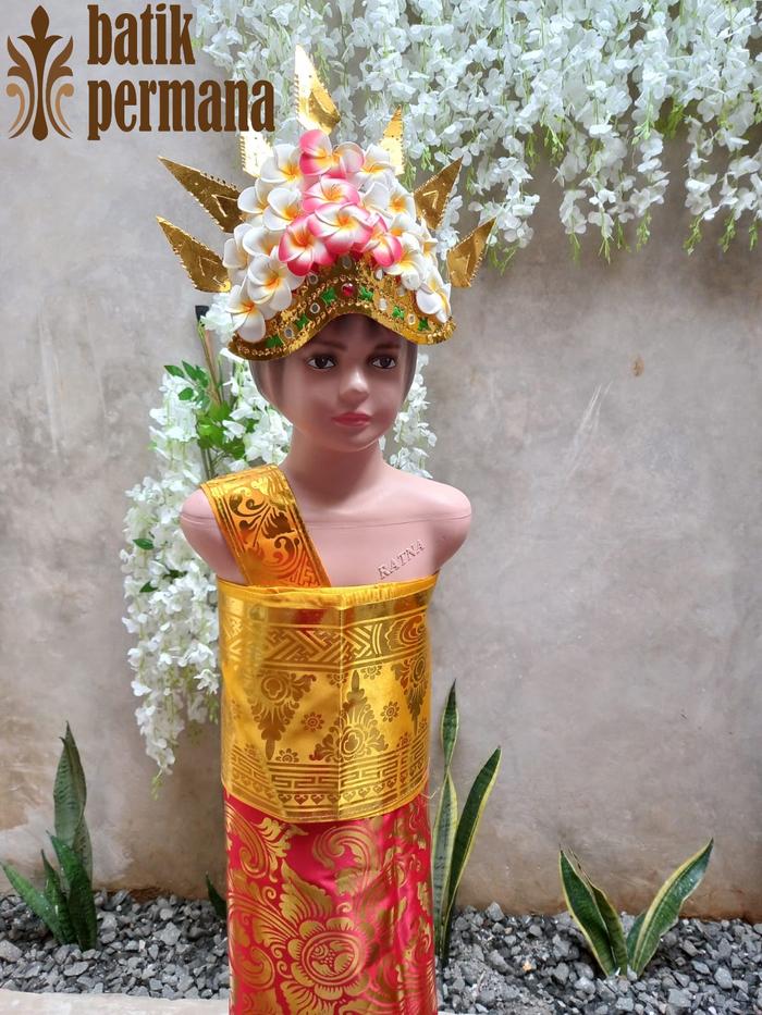 Gambar Baju adat Bali anak anak - Paket Bali Cwek dari Batik Permana undefined 5 Tokopedia