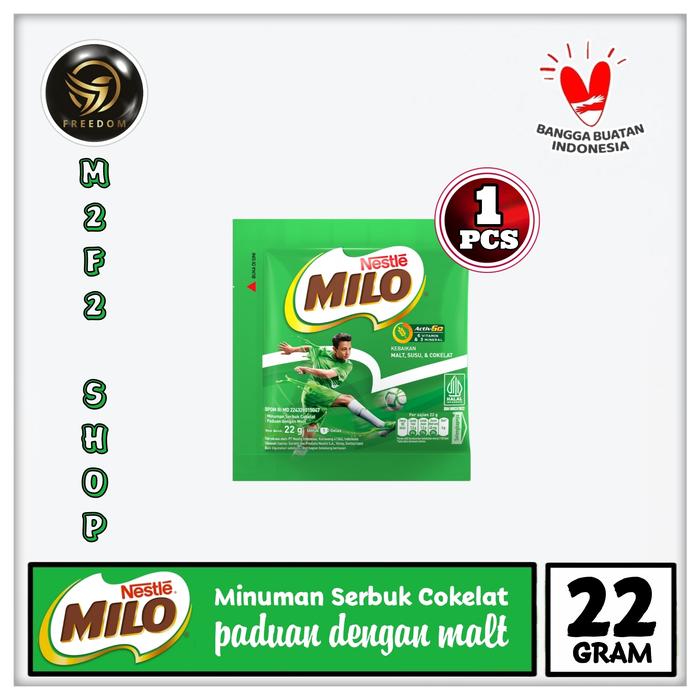 Gambar Milo Activ-Go Minuman Serbuk Cokelat Malt Sachet - 22 gr (Harga Satuan) dari M2F2 Shop - Paseban undefined Tokopedia
