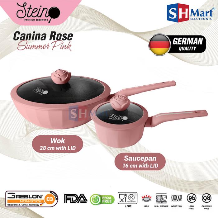 Gambar Steincookware Canina Rose Series 2 In 1 Panci Original Stein Cookware - GREEN VELVET dari SHMART ELECTRONIC undefined 3 Tokopedia